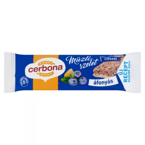 Cerbona Áfonyás müzliszelet 20g.