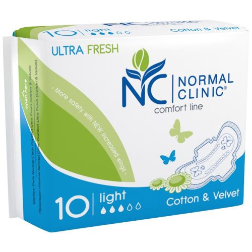 CLINIC nor. fresh cott&velvet NCF02B eü.bet.ult.light 10db	