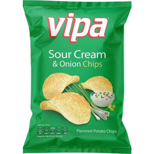 VIPA chips hagymás-tejfölös ízű 75g