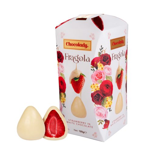 CHOCOLADY FRAGOLA FEHÉRCSOKOLÁDÉS 120G