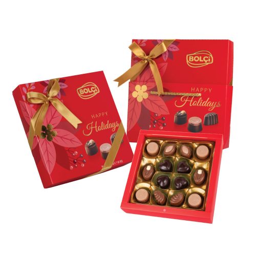 BOLCI HAPPY HOLIDAYS RED BOX 170G ECH273 