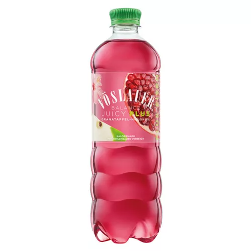 VÖSLAUER Balance Juicy Plus Gránátalma Hibiszkusz 750ml.  DRS