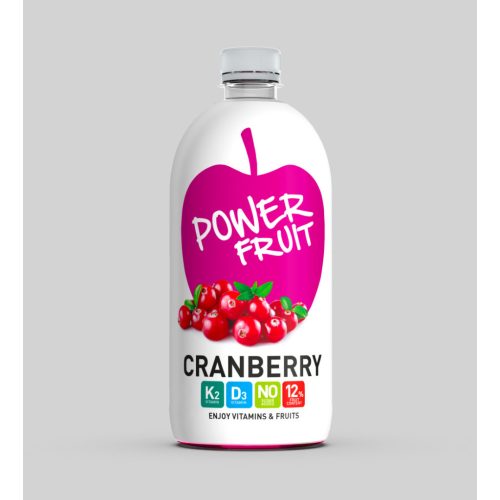 Power Fruit VÖRÖSÁFONYA 750ml.  DRS