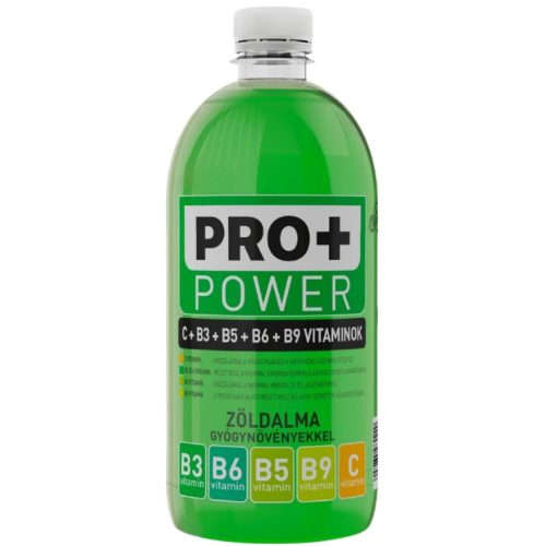 PRO+Power C-B vitaminokkal Zöldalma 750ml.  DRS