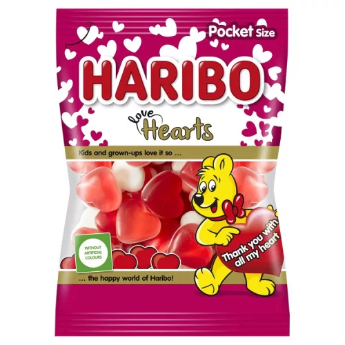Haribo Love Hearts 100g. 