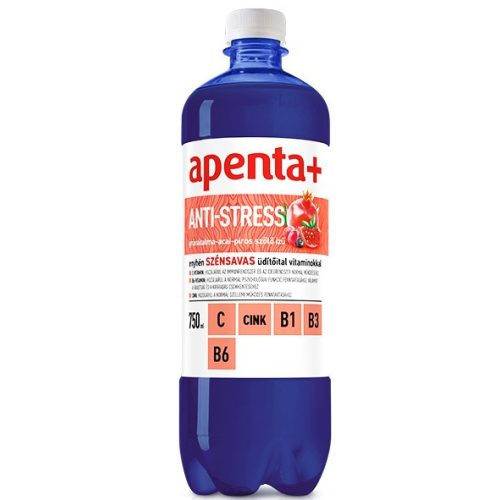 Apenta ANTI-STRESS gránátalma-acai-piros szőlő ízű 750ml DRS