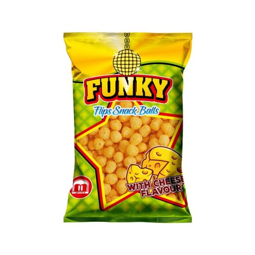 FRIPSY FUNKY Sajt ízű kukoricasnack golyó 80g 