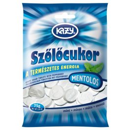 Szőlőcukor Mentolos 75g  