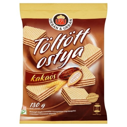 Urbán Nápolyi Kakaós krémmel töltött  180g 