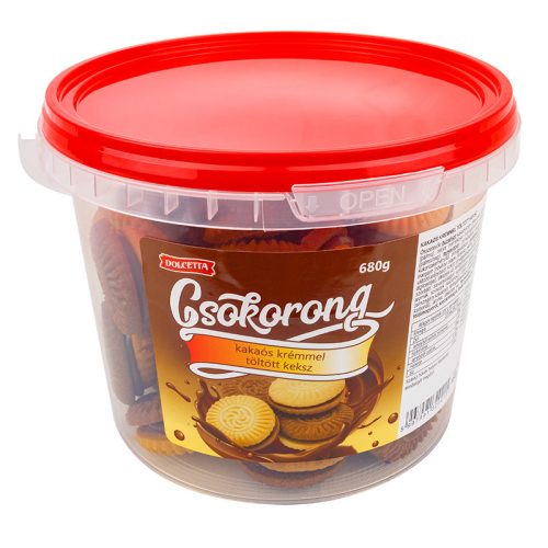 Dolcetta Vödrös Csokorong 680 g 