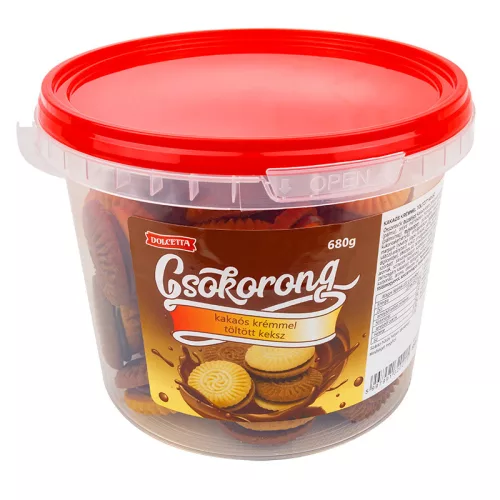 Dolcetta Vödrös Csokorong 680 g 