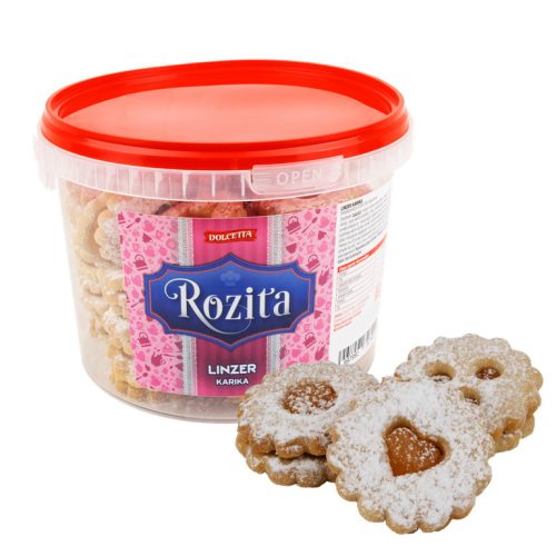 Dolcetta Vödrös Linzer karika 800 g 
