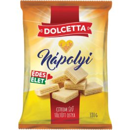 Dolcetta Nápolyi 180g citromos ízű párna tasakos  