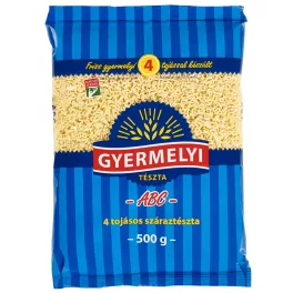 Gyermelyi 4 tojásos ABC tészta 500g. 