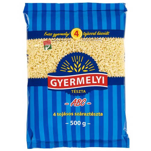 Gyermelyi 4 tojásos ABC tészta 500g. 