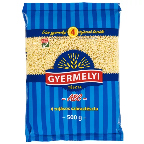 Gyermelyi 4 tojásos ABC tészta 500g. 