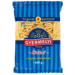 Gyermelyi 4 tojásos Rövidcső 500g. 