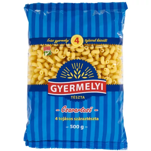 Gyermelyi 4 tojásos Csavartcső 500g. 