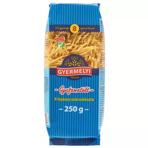 Gyermelyi 8 tojásos Gyufametélt 250g. 