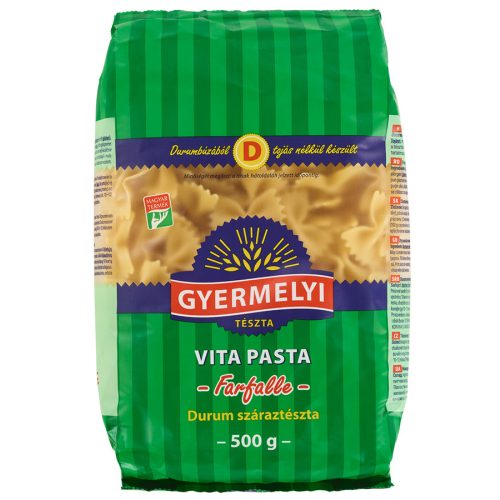 Vita Pasta durum tészták Farfalle (Masni) 500g. 