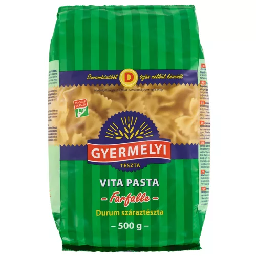 Vita Pasta durum tészták Farfalle (Masni) 500g. 