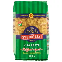 Vita Pasta durum tészták Chifferi (Szarvacska) 500g. 