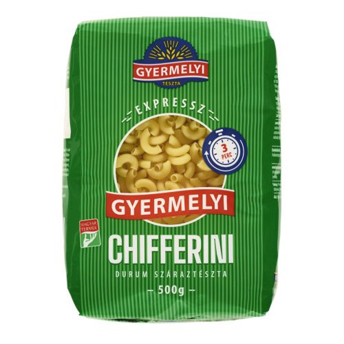 Gyermelyi Expressz durum Chifferini (Szarvacska) 500g. 