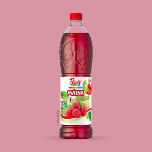 Pölöskei 1 L. Gyümölcst. szörpök PET (1:9) Málna  DRS