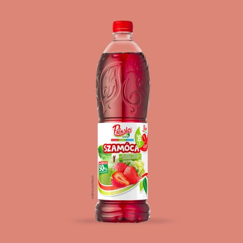Pölöskei 1 L. Gyümölcst. szörpök PET (1:9) Szamóca  DRS