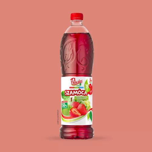Pölöskei 1 L. Gyümölcst. szörpök PET (1:9) Szamóca  DRS