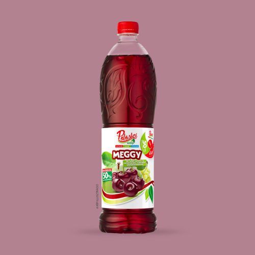 Pölöskei 1 L. Gyümölcst. szörpök PET (1:9) Meggy  DRS