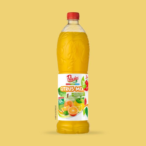 Pölöskei 1 L. Gyümölcst. szörpök PET (1:9) Citrus mix  DRS