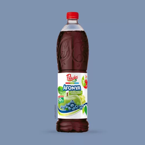 Pölöskei 1 L. Gyümölcst. szörpök PET (1:9) Áfonya  DRS