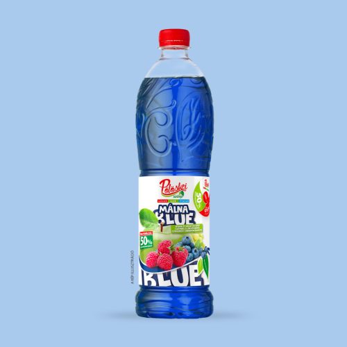 Pölöskei 1 L. Gyümölcst. szörpök PET (1:9) BLUE Málna-Áfonya  DRS