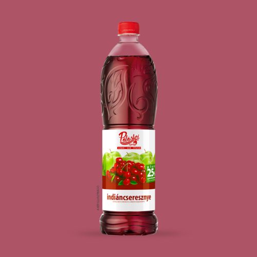 Pölöskei 1 L. Gyümölcsszirupok PET Indián cseresznye  DRS