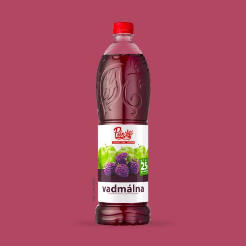Pölöskei 1 L. Gyümölcsszirupok PET Vadmálna 