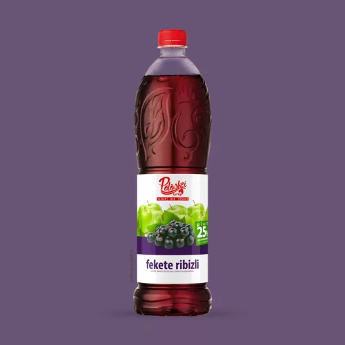 Pölöskei 1 L. Gyümölcsszirupok PET Feketeribizli 