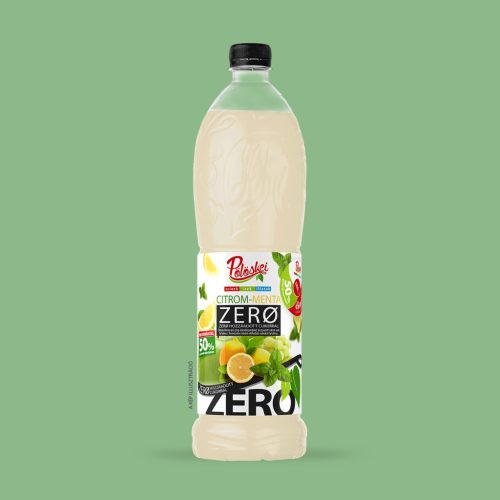 Pölöskei 1 L. ZERO  szörpök  Citrom- menta (Házi limonádé)  DRS