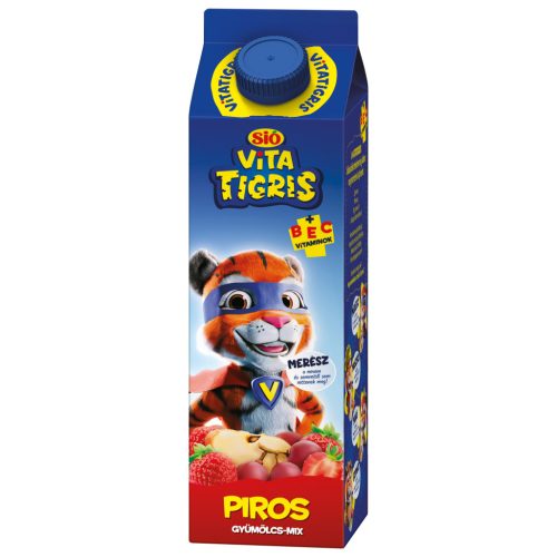 SIÓ Vitatigris Piros gyümölcs-mix 20% 1L 