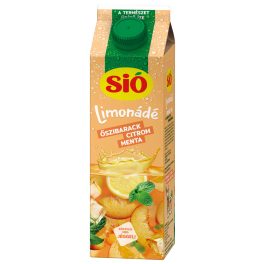 SIÓ Limonádé Őszibarack-Citrom-Menta 6%  1L  