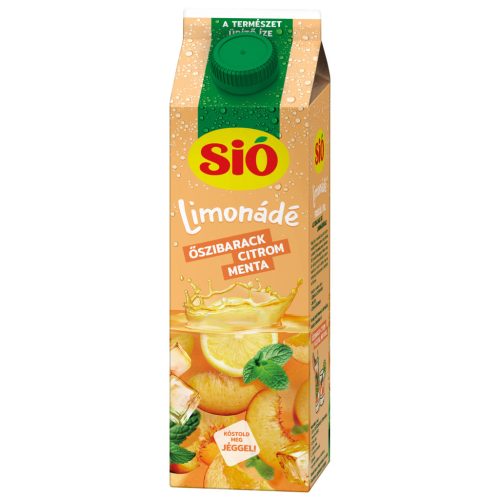 SIÓ Limonádé Őszibarack-Citrom-Menta 6%  1L  