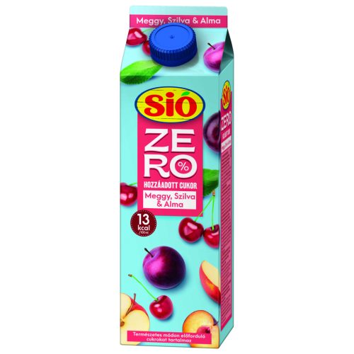 SIÓ ZERO Meggy-Szilva-Alma 20% 1L 