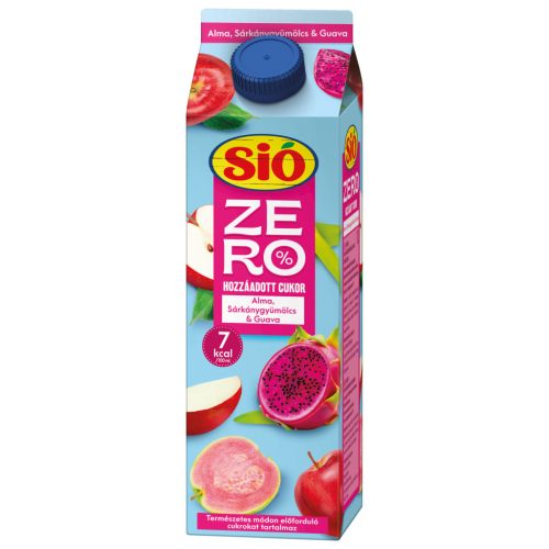 SIÓ ZERO Alma - Sárkánygyümölcs - Guava 13% 1L 