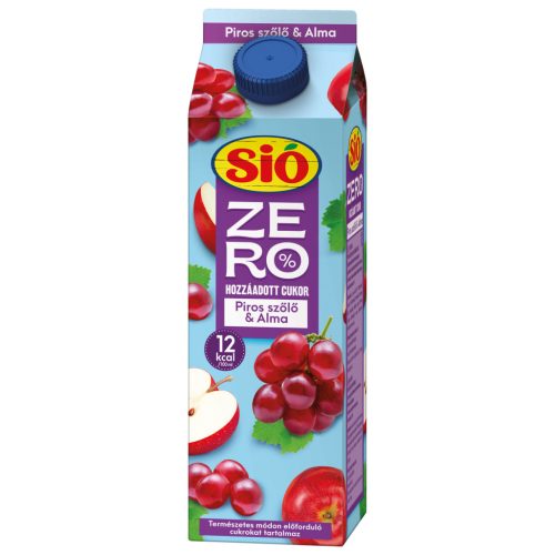 SIÓ ZERO Piros szőlő - Alma 19% 1L