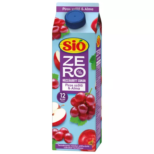 SIÓ ZERO Piros szőlő - Alma 19% 1L