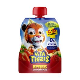 SIÓ Vitatigris GyümPüré Eper 100% 90g 