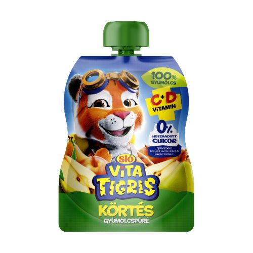 SIÓ Vitatigris GyümPüré Körte 100% 90g 