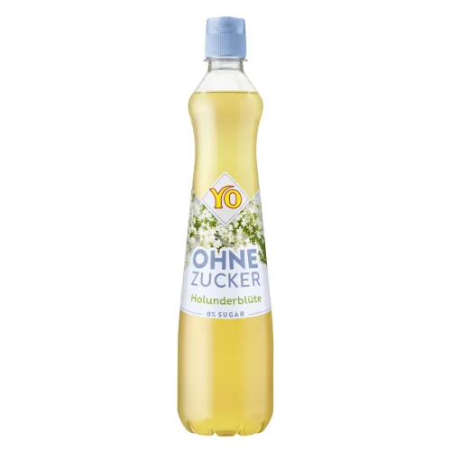 YO Cukormentes Bodza szörp 0,7L  DRS