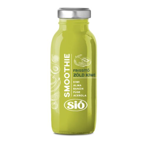 SIÓ SMOOTHIE Frissítő Zöld Kiwi 100% 0,25L  DRS