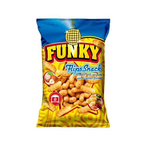 FRIPSY FUNKY Földimogyorós és mogyorós ízű snack 80g